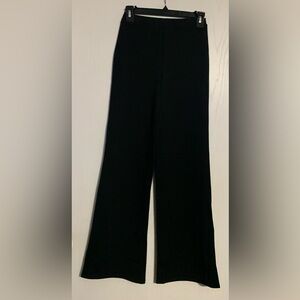 Reformation Black Pull On Flare Pants